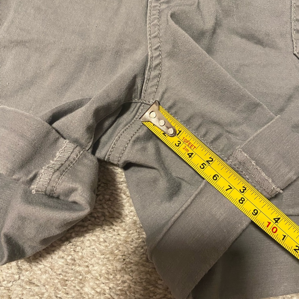 Kismet Cargo Shorts Size 14 Gray Utility Pocket Summer Casual - Picture 6 of 8